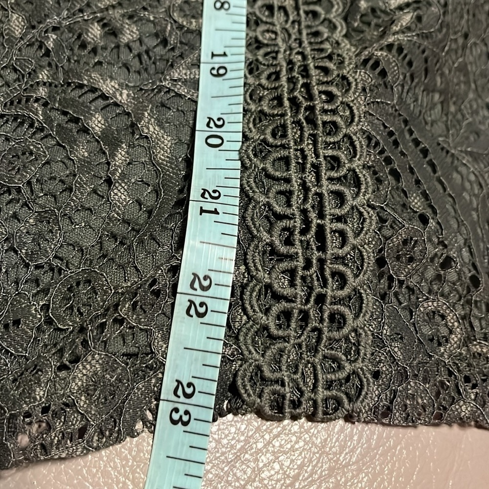 Cable & Gauge Lace Blouse Top Size S - Picture 10 of 13